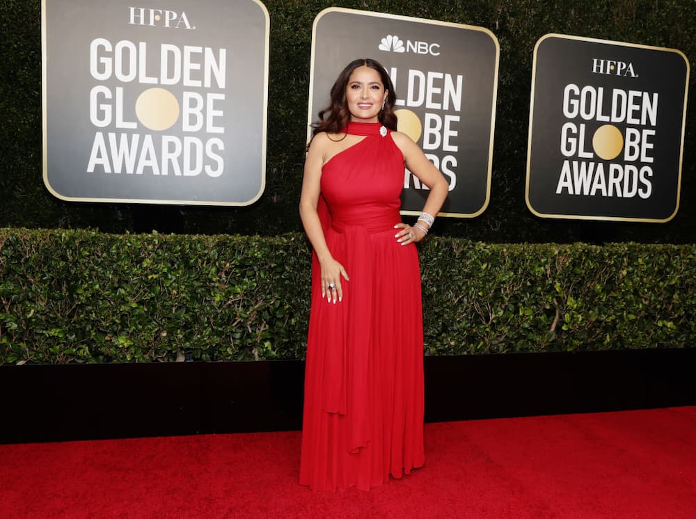 Salma Hayek at the 78th Annual Golden Globe Awards held at The Beverly Hilton and broadcast.