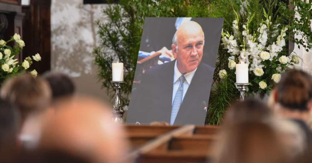 De Klerk Memorial: Protestors Removed as Son Remembers Last Apartheid President