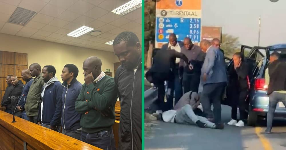 Mashatile's 8 bodyguards are back in court for the blue light assault