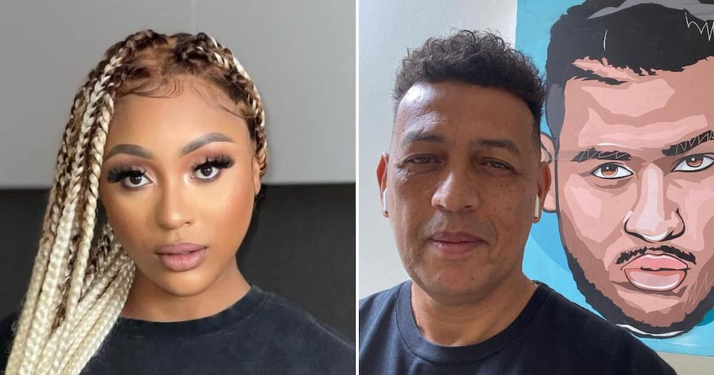 AKA's father Tony Forbes supported Nadia Nadai at her first gig
