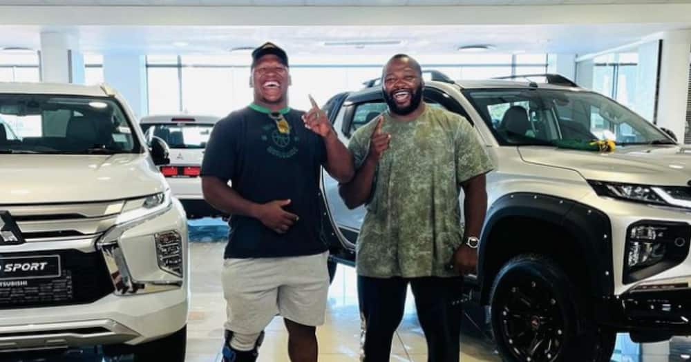 Ox Nche and Bongi Mbonambi gets new cars