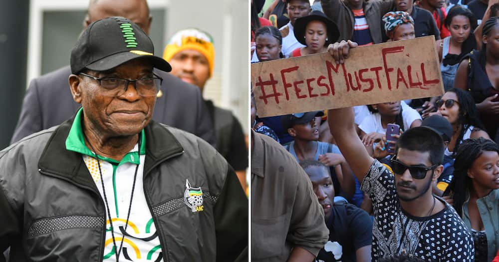 Jacob Zuma calls for free tertiary education
