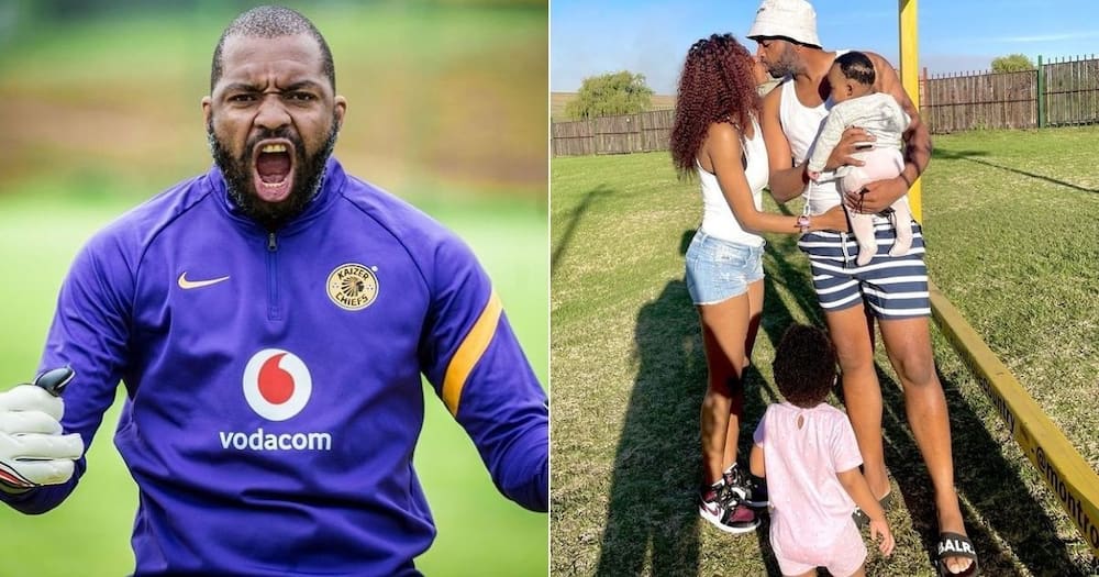 Kaizer Chiefs, Itumeleng Khune, Shares Sweet, Family Pic, Gushes, About Love