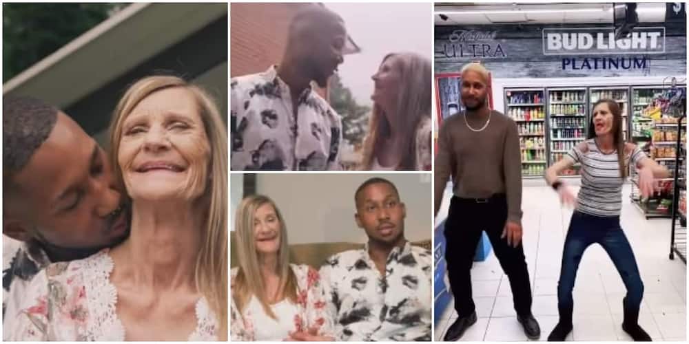 She gets me aroused; 24-year-old man who married 61-year-old woman with 8 kids opens up in new video