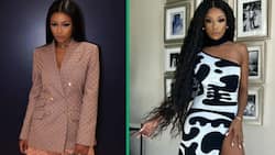 Bonang Matheba: Miss South Africa host stuns viewers with her R60K outfit, changed into 3 other dresses