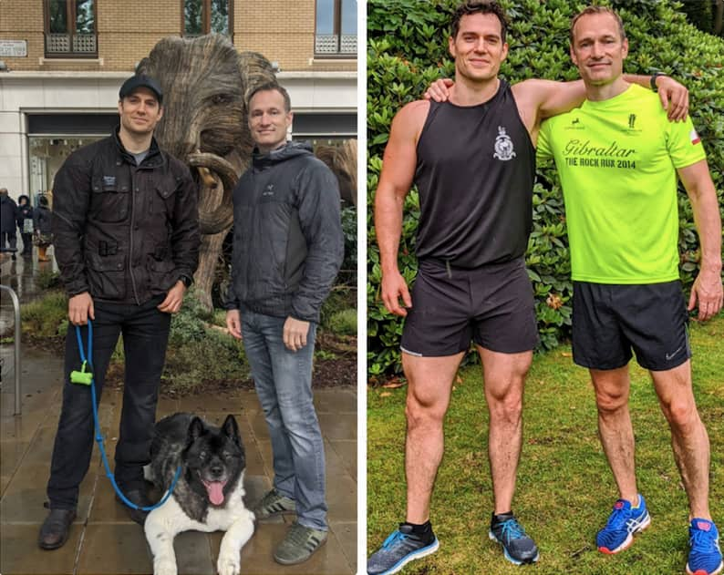 Henry Cavill — HENRY CAVILL, with his mother and brothers SIMON