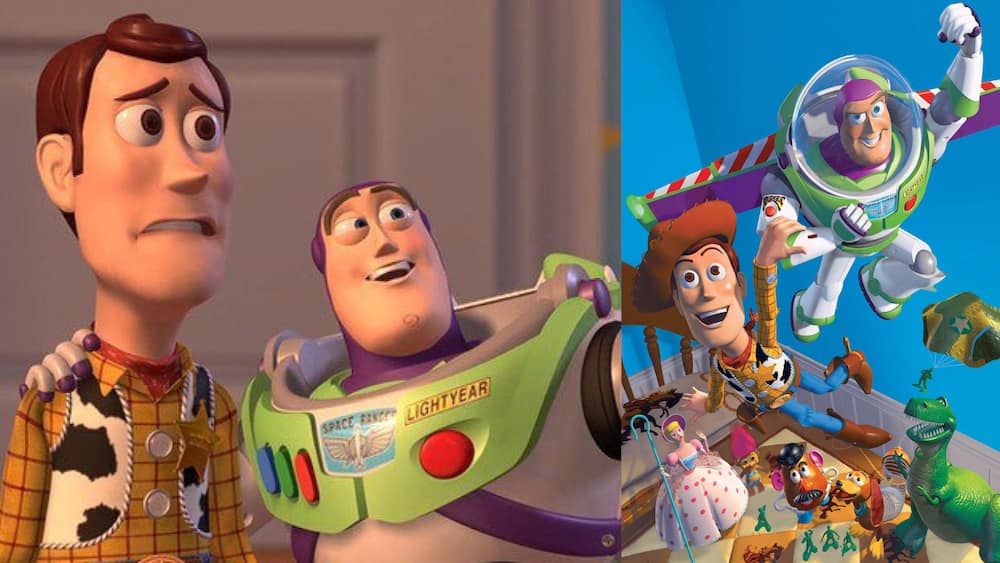 Buzz Lightyear and Woody from Disney Pixar