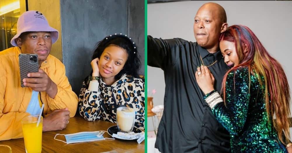 Queen of Gqom Babes Wodumo hanging out with her late husband, Mampintsha.