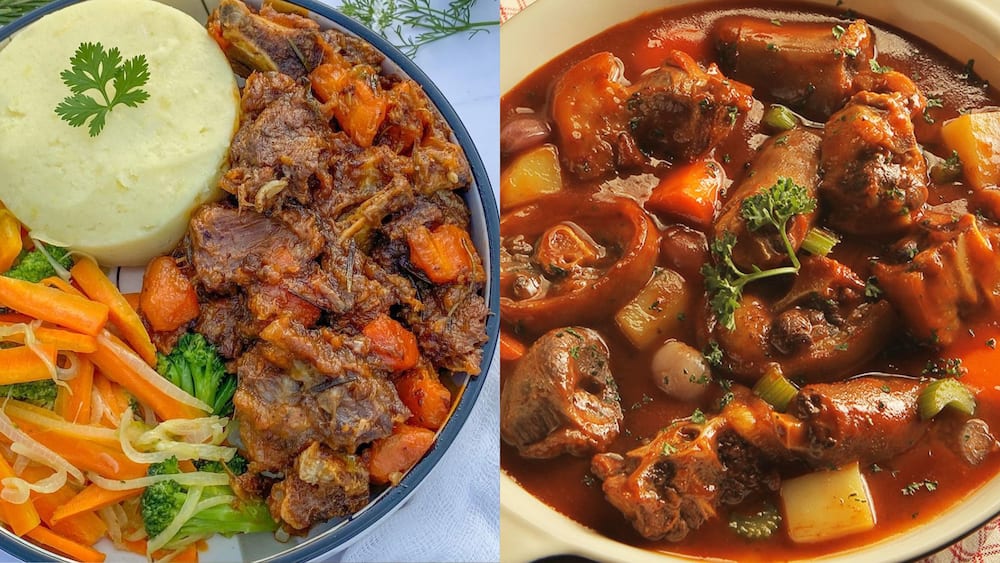oxtail stew recipe in South Africa
