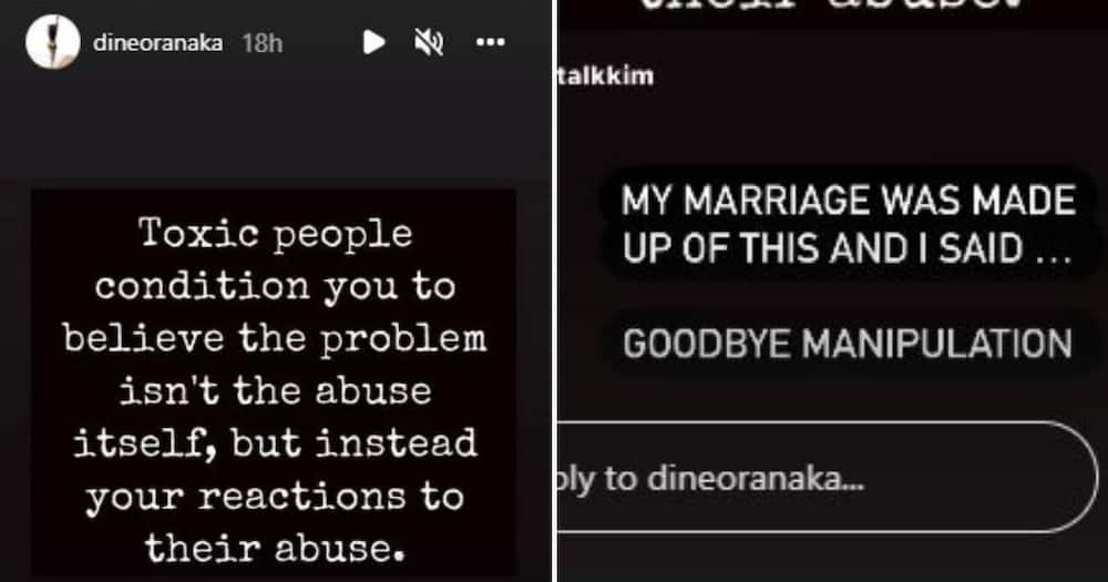 Dineo Ranaka, marriage, divorce