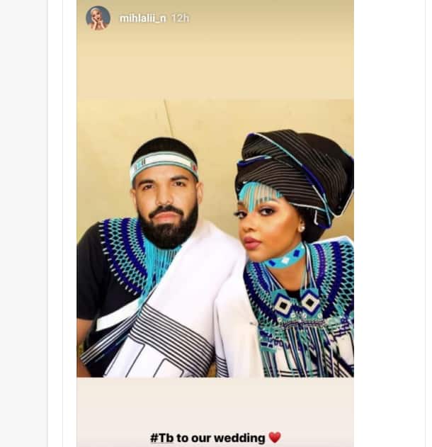Mihlali Ndamase takes her Drake obsession to a new level of cray
