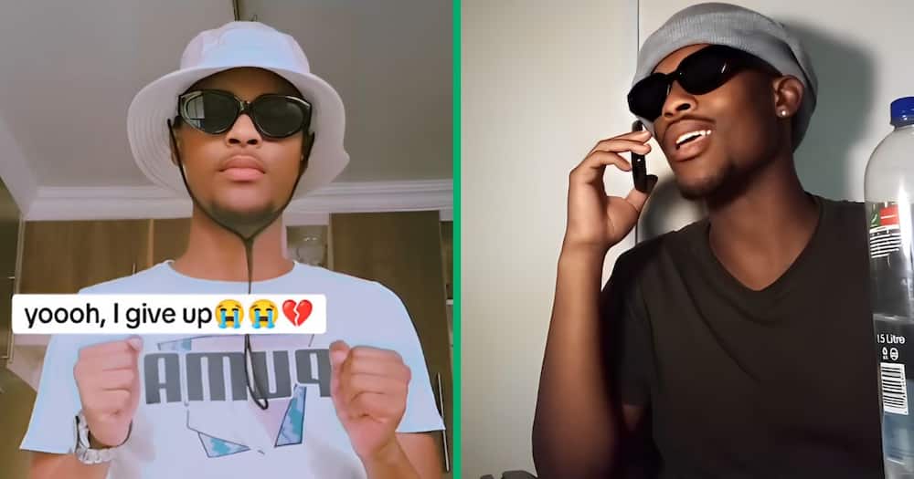 A man who botched the Amapiano Mzala dance challenge was captured in a TikTok video.