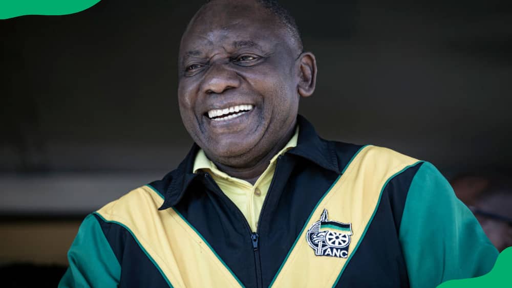The ANC Leader and President Cyril Ramaphosa