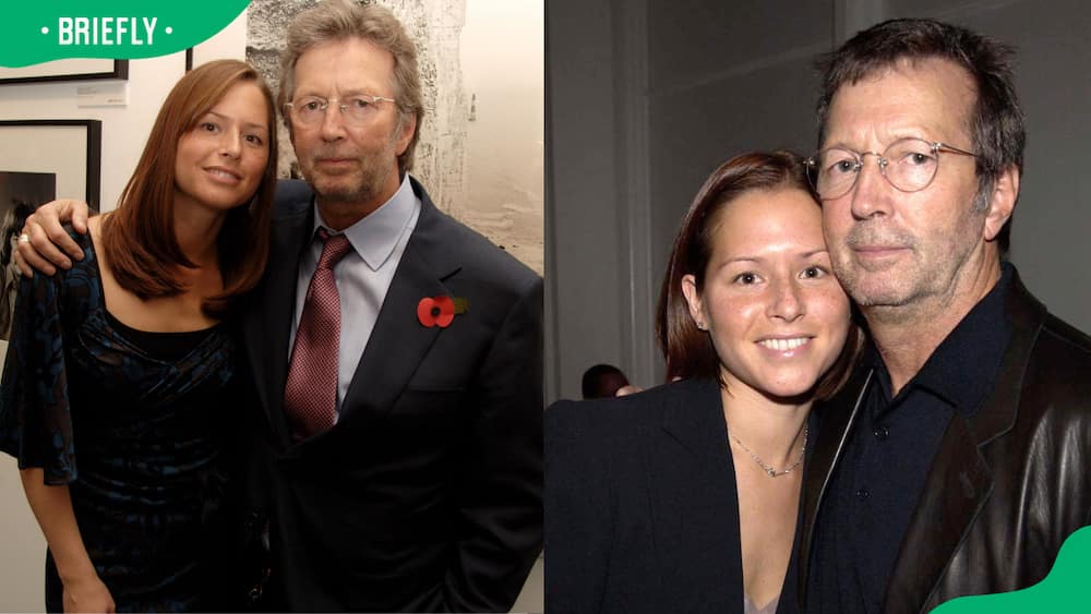 British rock star Eric Clapton with his wife Melia McEnery.