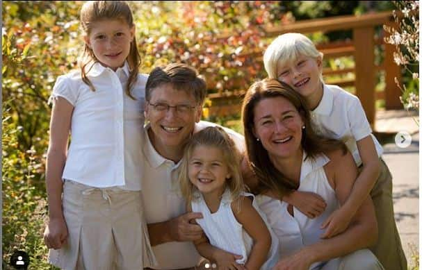 Bill Gates family members, background and photos