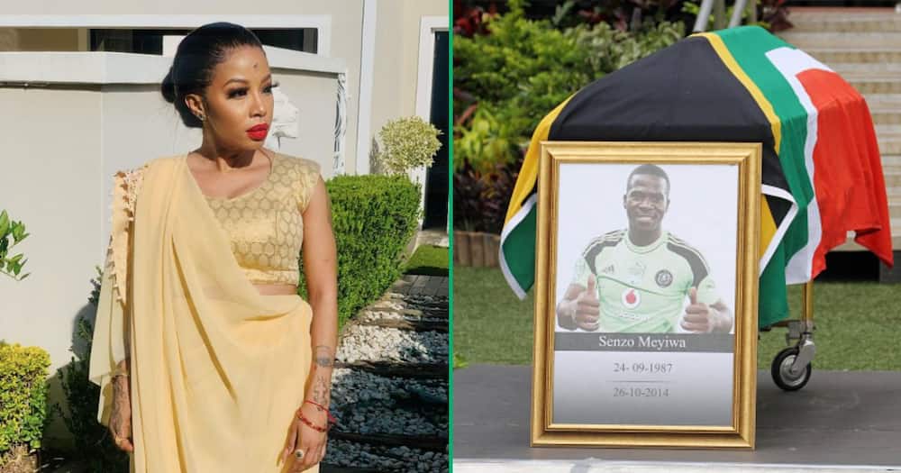 Kelly Khumalo visited a sangoma for cleansing after Senzo's death