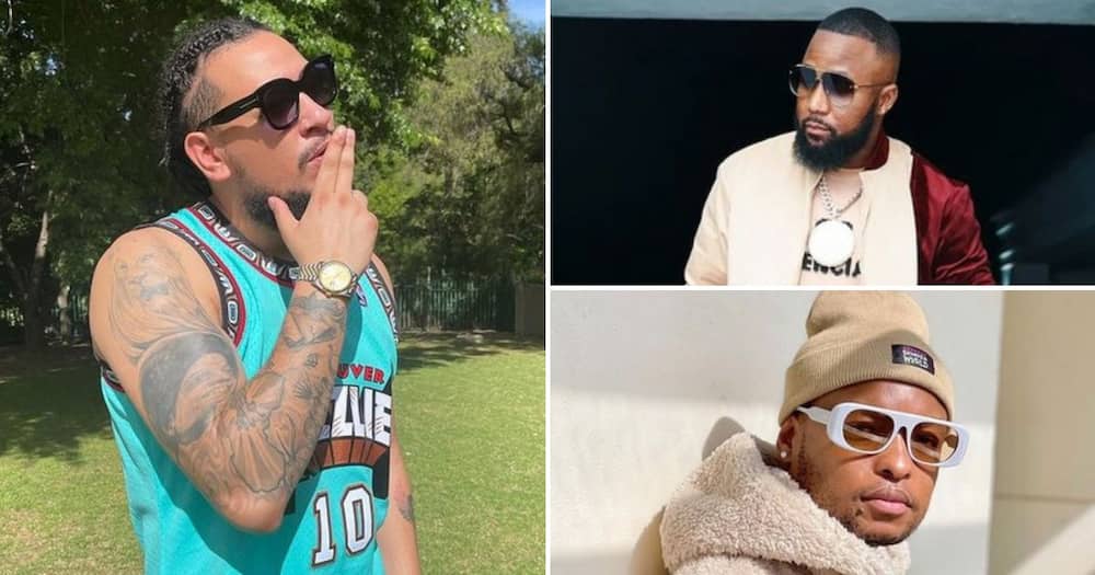 AKA, Cassper Nyovest and K.O are top Mzansi rappers
