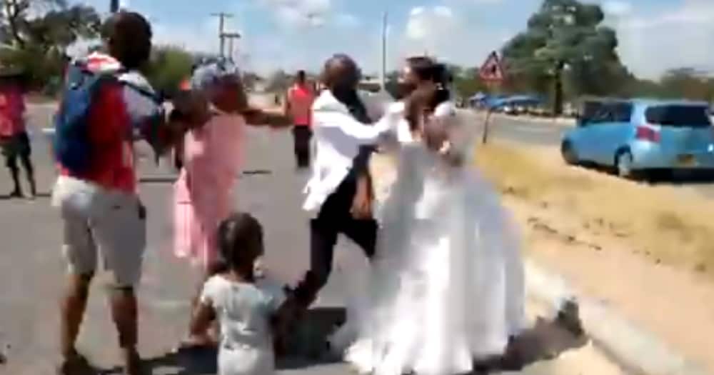 Hebanna: Lady Storms Man's Wedding, They Were Together Night Before