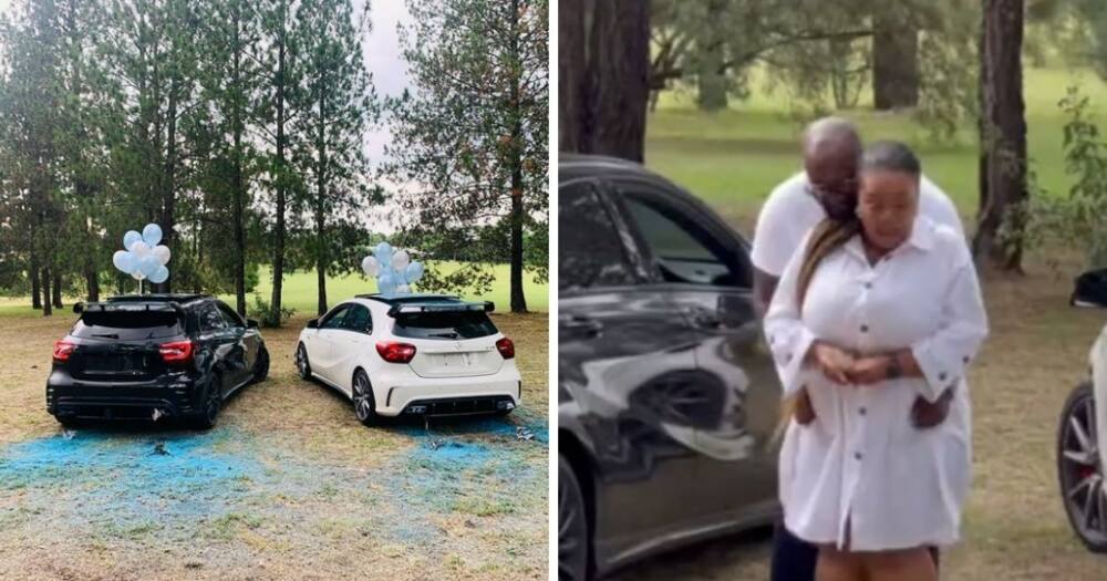 SA Couple Reveals Baby’s Gender With Two Mercedes A45 AMG Models and Mzansi Can’t Get Enough