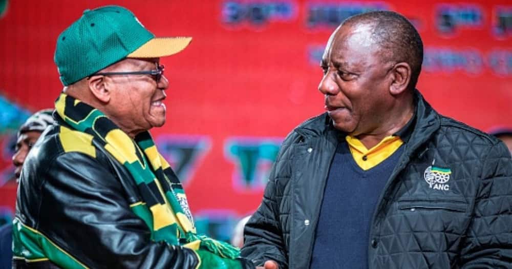 Ramaphosa and Zuma spark heated debate