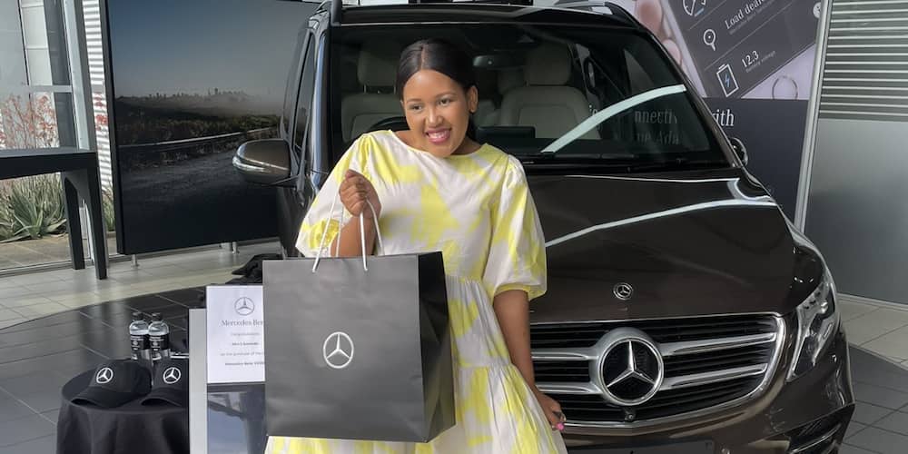 Mercedes Benz, New Car, SA woman