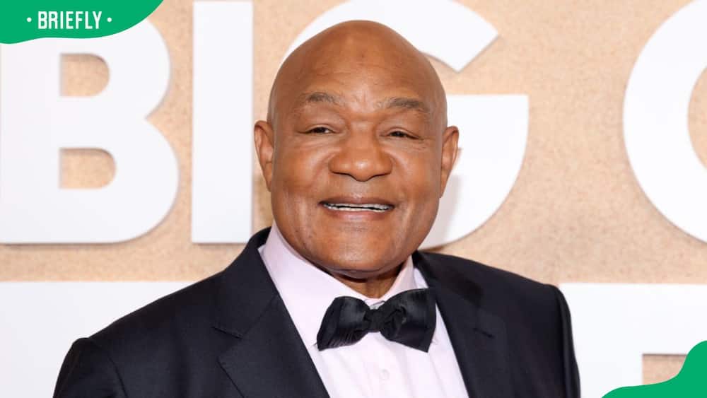 George Foreman attending the premiere of Big George Foreman