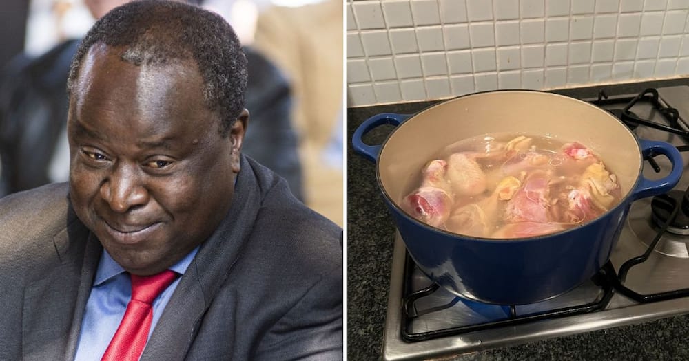 Tito Mboweni, South Africa, Drowning, Chicken Braai Pack