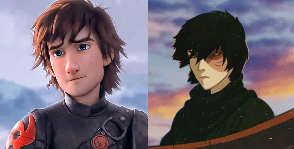 Hiccup and Prince Zuko
