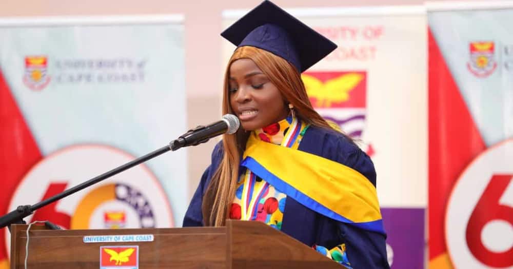Graduation Season Intelligent Woman Graduates As Valedictorian of UCC