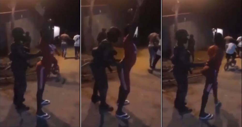 Lol: Unfazed Man Twerks to Police Frisking Him Gives SA the Funnies