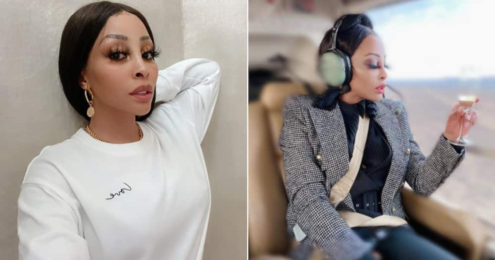 Khanyi Mbau answers calling, leaves Mzansi fans feeling curious