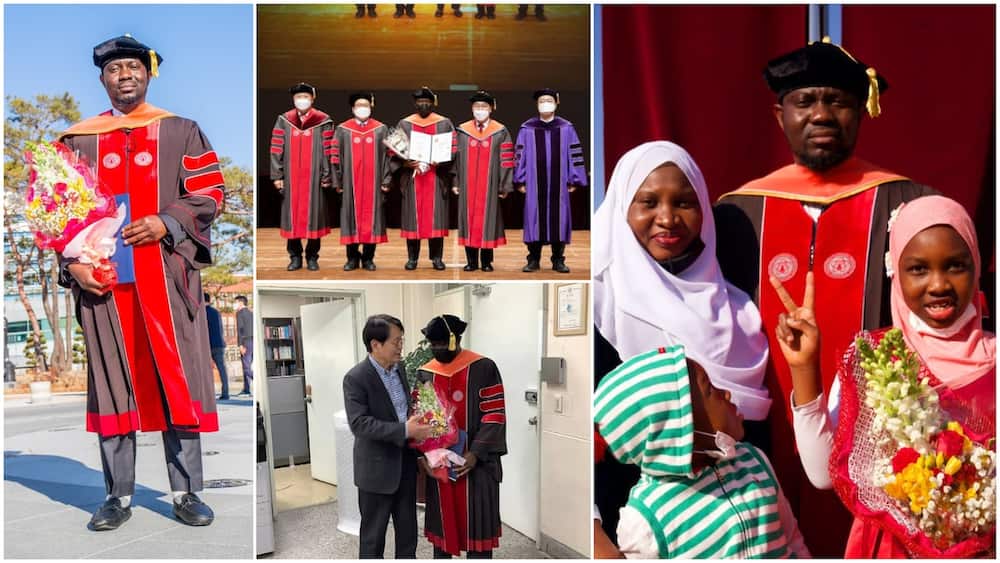 Nigerian man bags PhD from faraway China, shares amazing photos with the Chinese