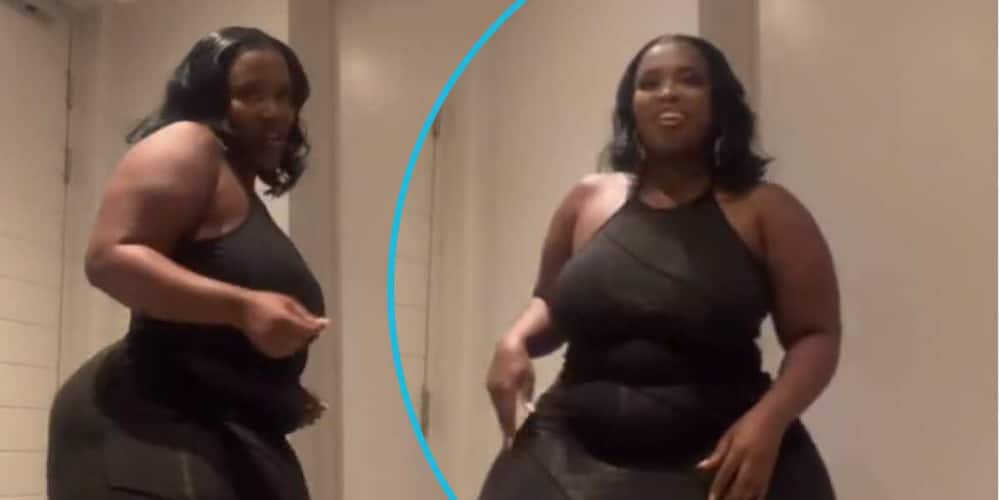 A beautiful woman danced to an Amapiano song and drove men wild