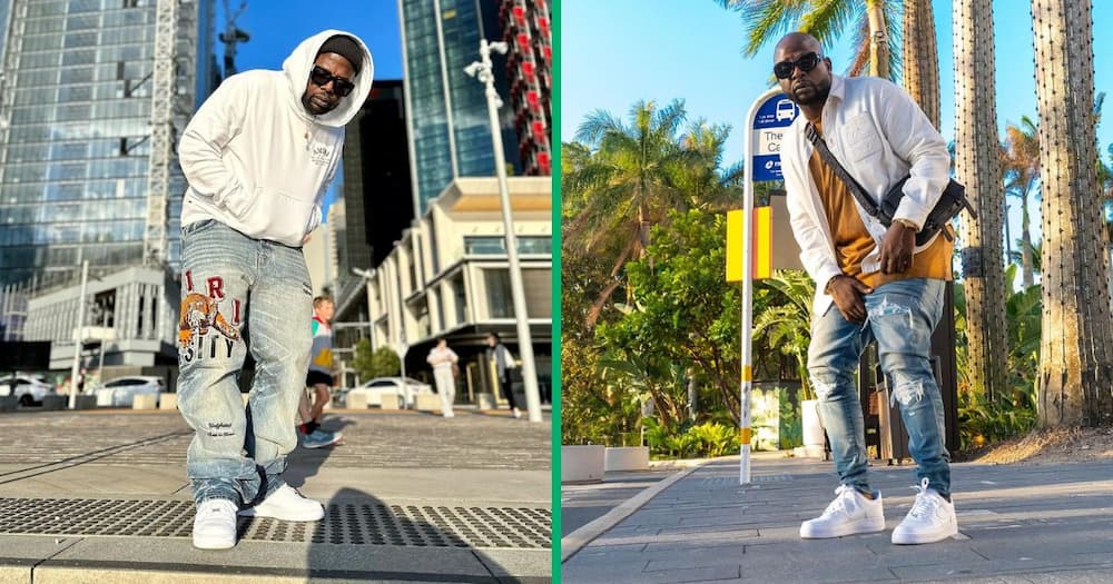DJ Maphorisa shows off his outfit of designer clothes worth nearly R80K