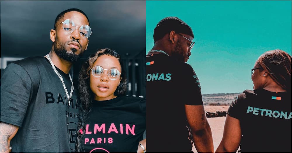 Prince Kaybee and bae Zola share a loving moment on social media