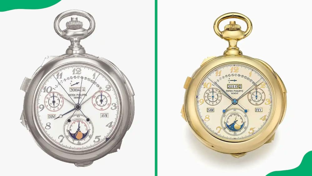 Patek Philippe White Gold Calibre 89 in two different colours