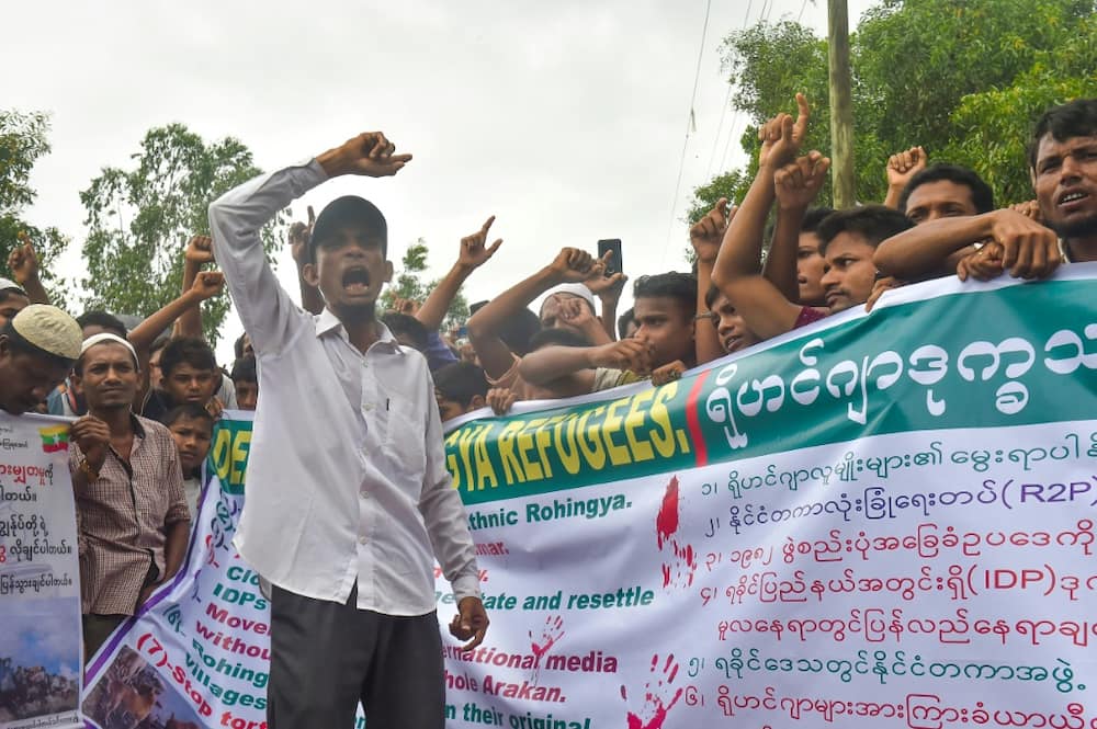 The rallies were held ahead of World Refugee Day on Monday