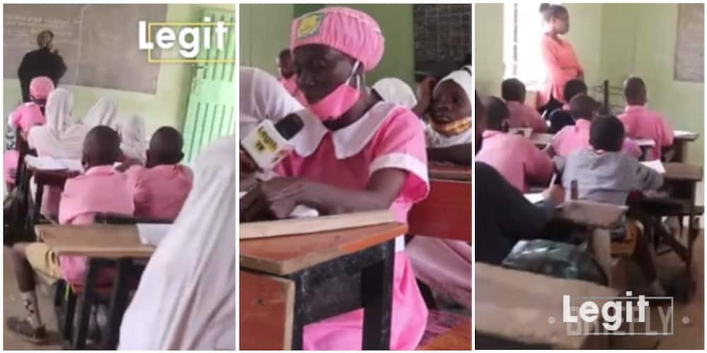 50-year-old woman enrolls in secondary school, says all subjects are easy for her except mathematics