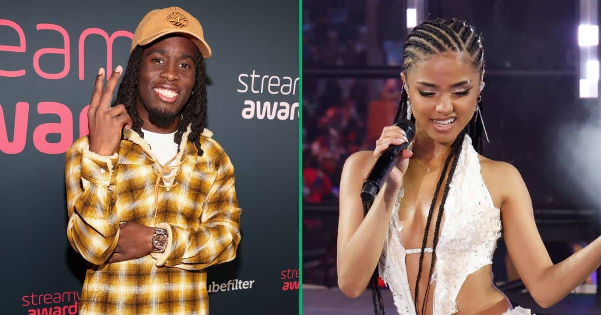 Tyla And Kai Cenat Nail The Tshwala Bami Dance Challenge, Fans ...