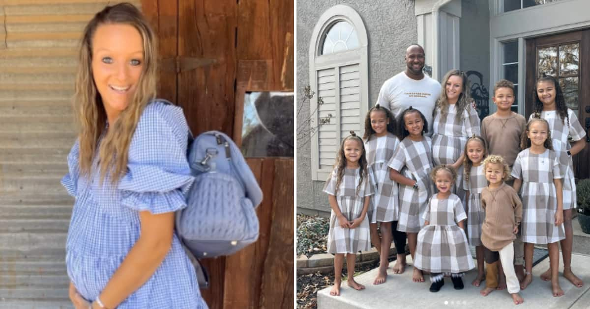 Mother Of 9 Reveals She’s Pregnant Again, Surprises Her Children In ...