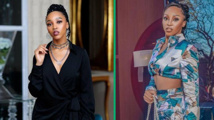 Sbahle Mpisane shows off Andile and Tamia's new baby, Messiah Shauwn, in 3 pictures