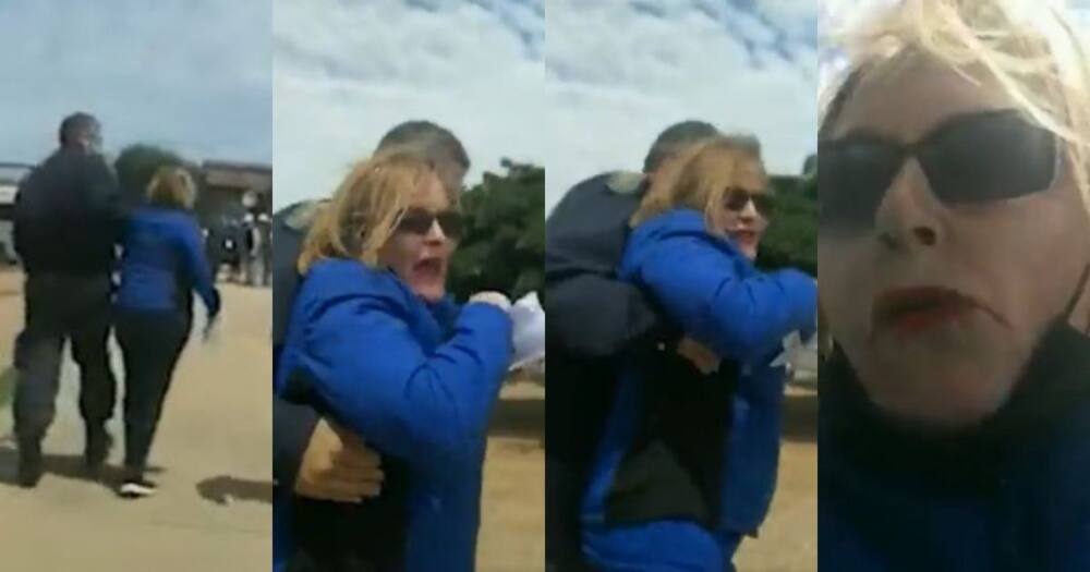 DA, Federal Council Chair Helen Zille, manhandled, police officer, Gqeberha, viral video