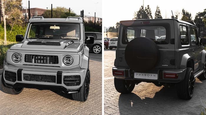 Pimped out Suzuki Jimny with Brabus replica kit spotted in Sandton worth R699 000