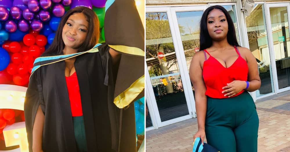 A beautiful young lady from Durban just graduated from DUT in tourism management and already obtained a job as a lecturer