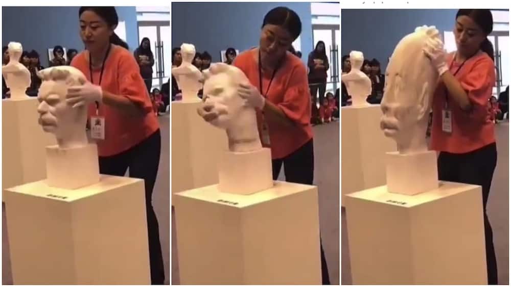 Sculpture that can be pulled into any shape breaks the internet, wows people