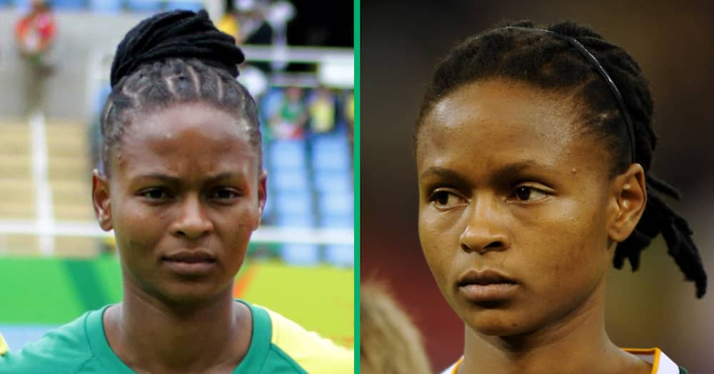 The former soccer player Amanda became the first woman to commentate a match at AFCON