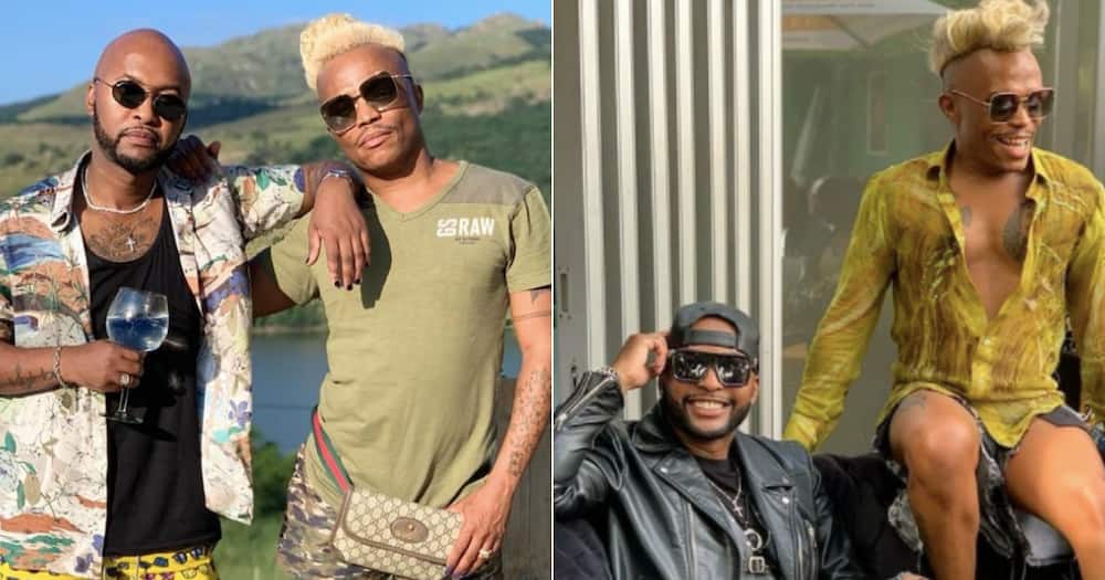 Somizi shows support to lovely bestie Vusi Nova at his Easter gig