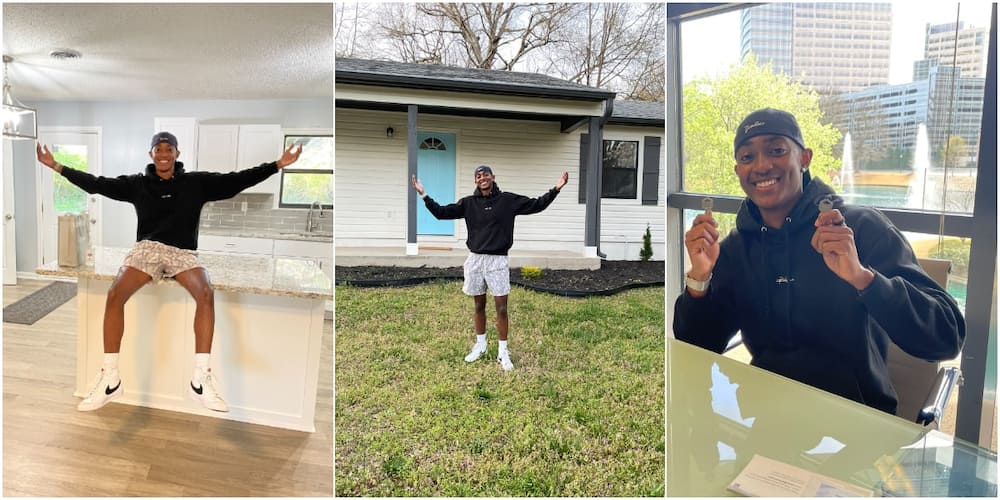 Massive celebration as young man acquires 1st house at 22, many react as he shares adorable photos