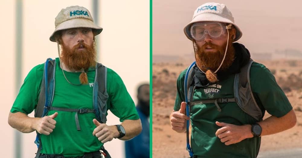 Russ Cook began running across Africa over a year ago.