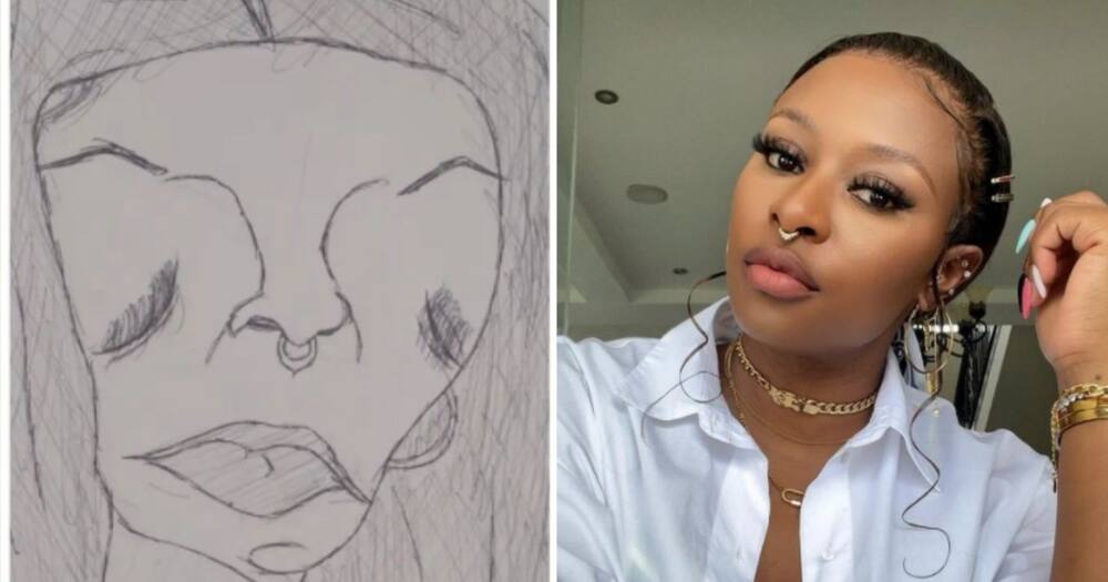 DJ Zinhle, fan art, hilarious, Mzansi